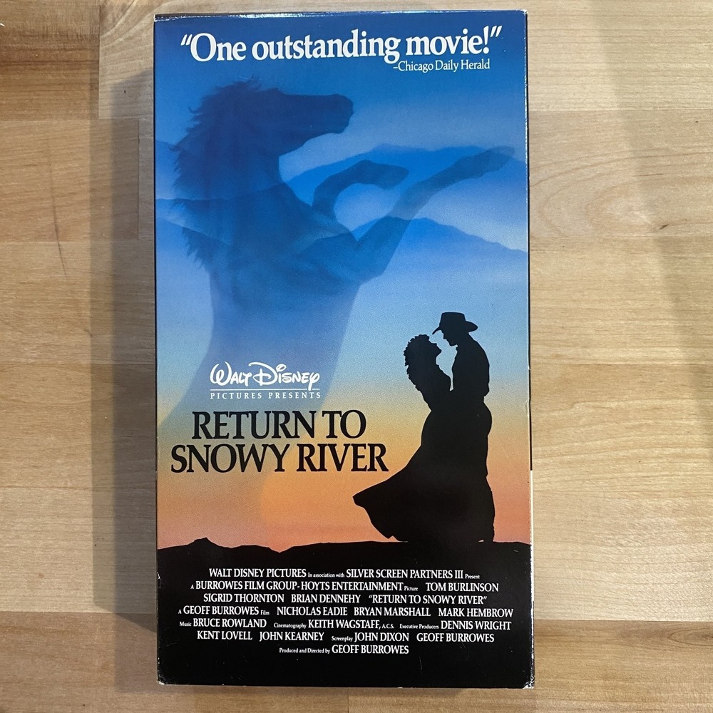Return to Snowy River VHS 1988 Adventure Drama Walt Disney Home Video